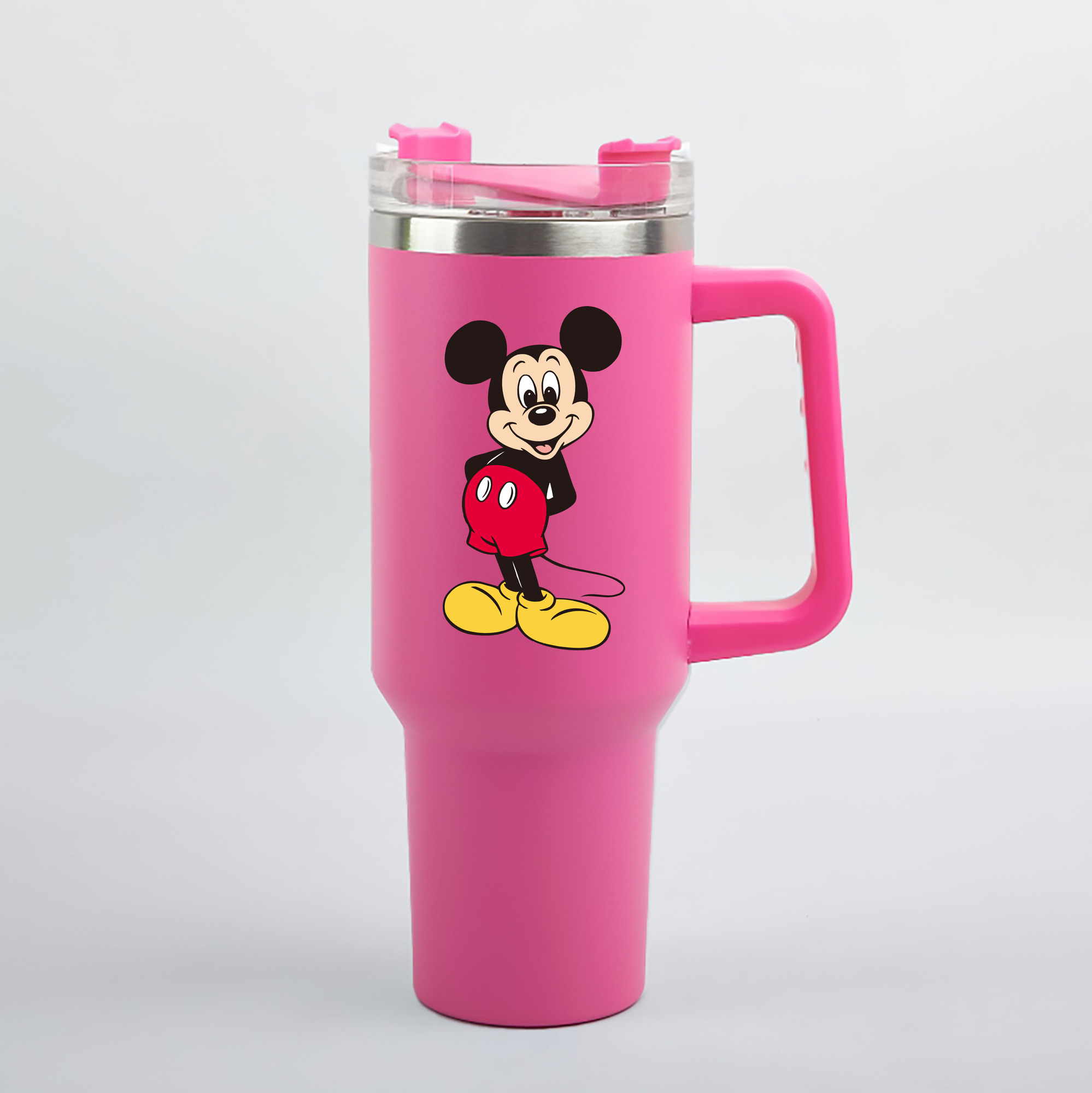 （画像用） ミッキーマウス Mickey Mouse 1200mL車用タンブラー（カラープリント）